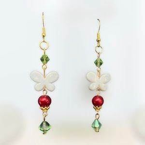 GORGEOUS Christmas Bead Earrings